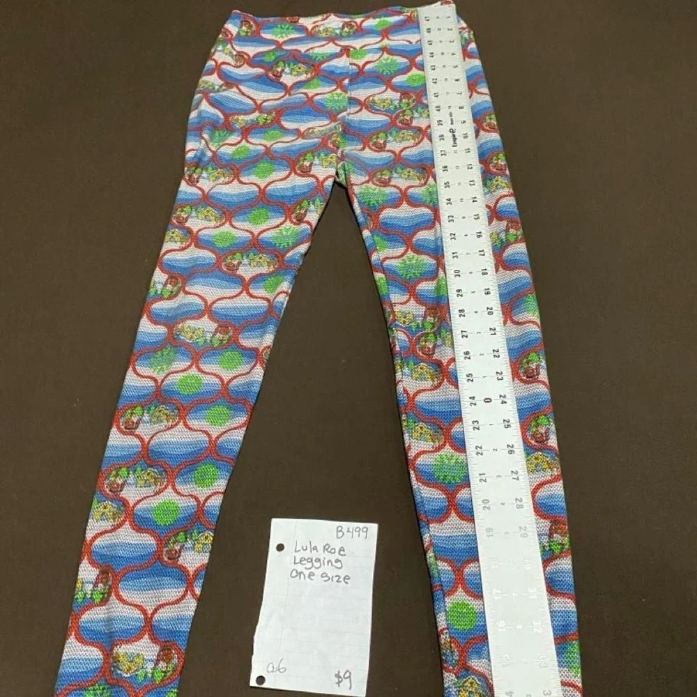 LulaRoe leggings multicolor legging one size best fits à teen (14-16). SKU-B499